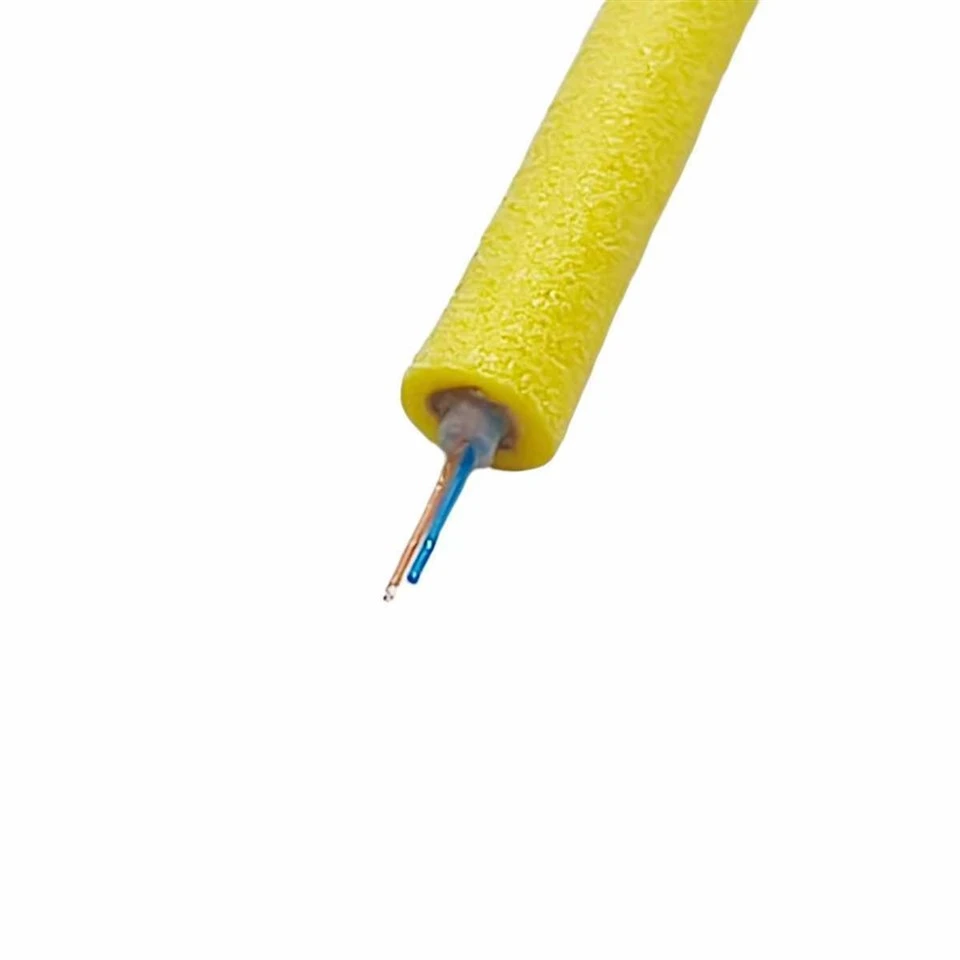 Buoyancy Floating Cable 2 Core Single Mode Optical Fiber Tensile 200KG Braided Shield Foamed TPU Jacket For Marine Engineering high quality