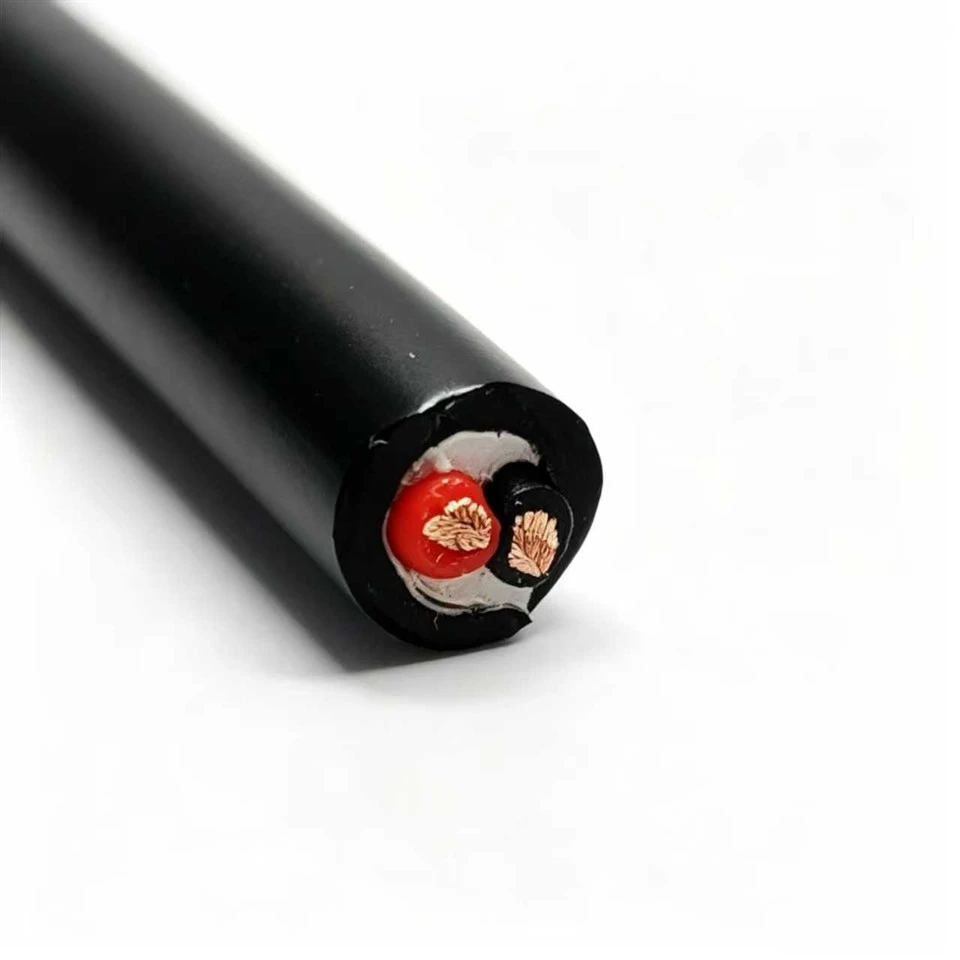 Custom 2*1.5mm² PE Power Cable Bare Copper Conductor PE Insulation For Industrial Wiring high quality