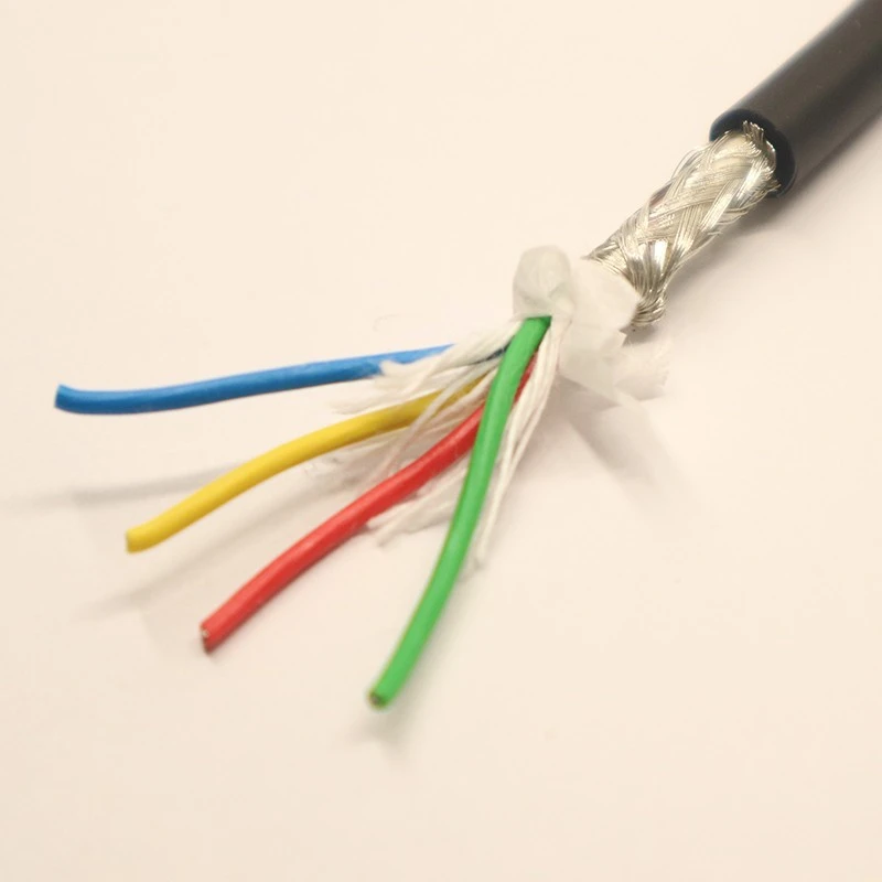 Custom Flexible Power Control Cable 4x14AWG Bare Copper Cores PVC Insulation NBR Oil Fuel Grease Resistant Outer Sheath best