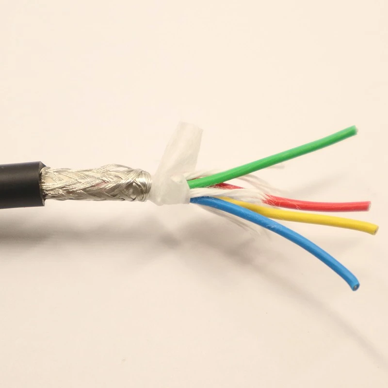 Custom Flexible Power Control Cable 4x14AWG Bare Copper Cores PVC Insulation NBR Oil Fuel Grease Resistant Outer Sheath best