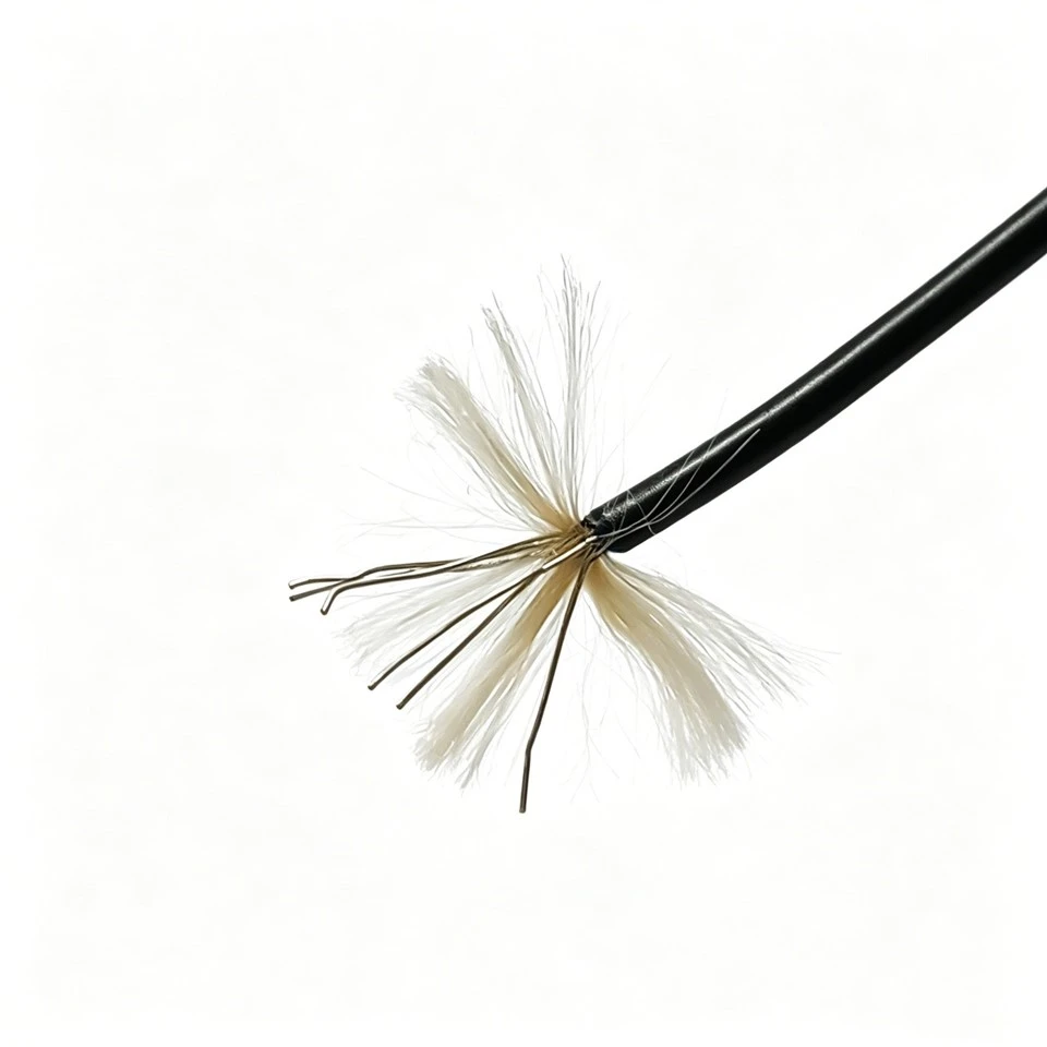 Customized 0.3mm ² Single Core Copper Electrical Wires With PE Insulation And Kevlar Tensile Reinforcement For Sensor Equipment best