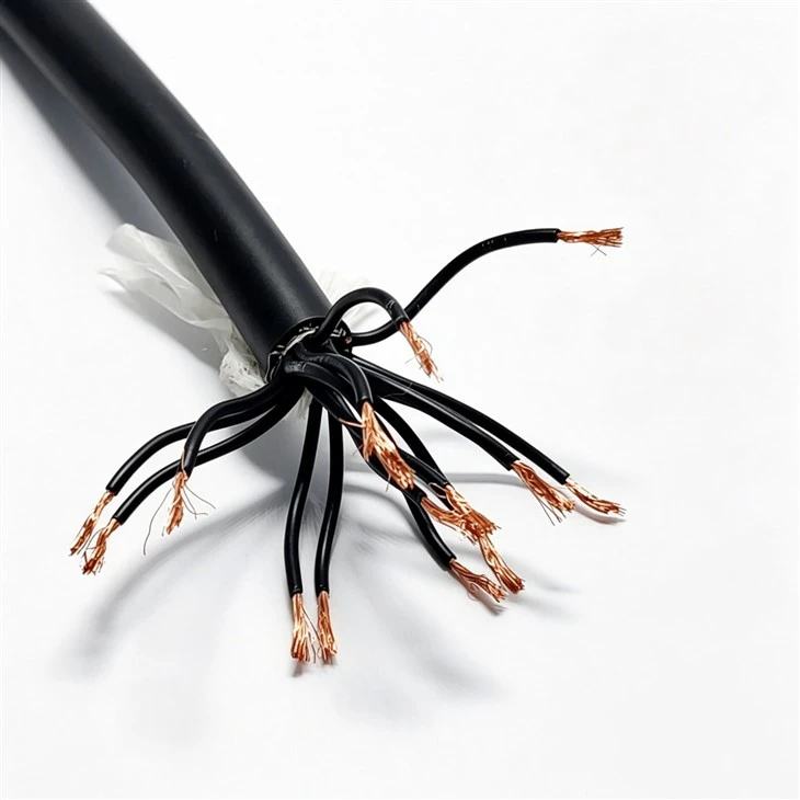 Customized Flexible Copper Wire Control Cable With PVC Insulation And NBR Sheath With Shielding And Oil Resistance For Sensors best