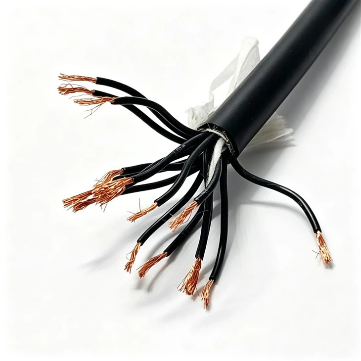 Customized Flexible Copper Wire Control Cable With PVC Insulation And NBR Sheath With Shielding And Oil Resistance For Sensors best