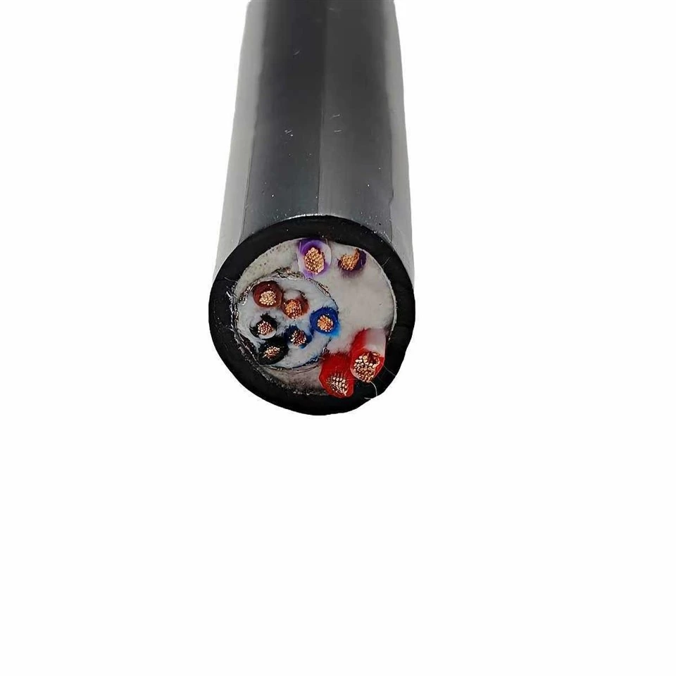 Flexible TPU Shielded Cable 3*2*0.5mm²+4*1.0mm² Bare Copper Foil & Braided Twisted Pair For Industrial Control best