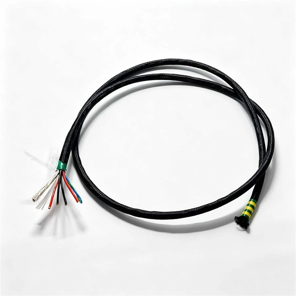 High Quality UAV Drone Cable 4*1.2+1*2*0.3+1*2*0.5 FEP Insulated Aramid Reinforced Multi-core Composite For Aerial Photography price