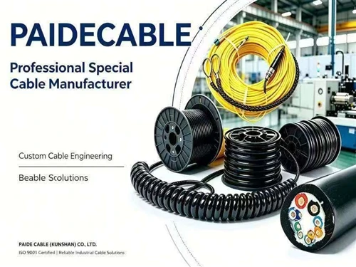 Paide Special Cable | High Tensile Coiled Cable, Reliable Industrial Connecti...