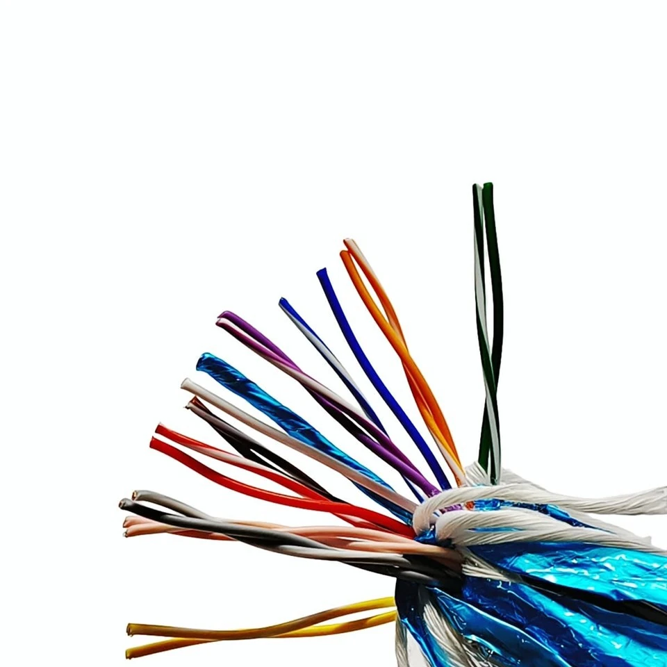 Paide TPU Waterproof Cable (10*2*0.5mm²)+1*0.5mm² Bare Copper Stranded PP Insulation Tape Shielding Flexible For Underwater ROV factory