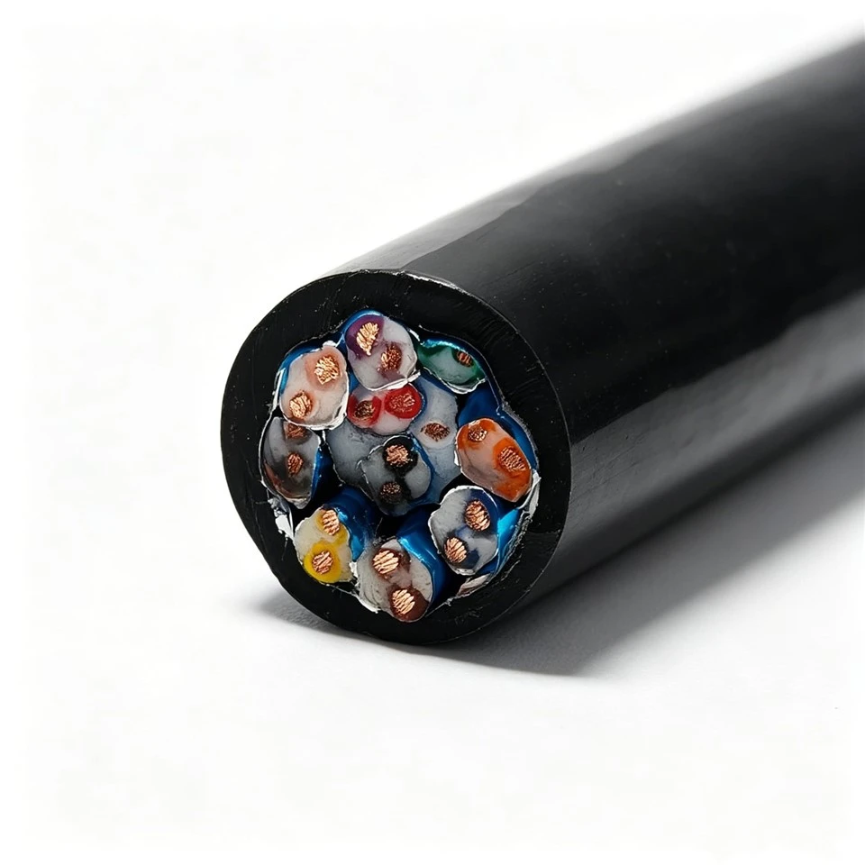 Paide TPU Waterproof Cable (10*2*0.5mm²)+1*0.5mm² Bare Copper Stranded PP Insulation Tape Shielding Flexible For Underwater ROV price
