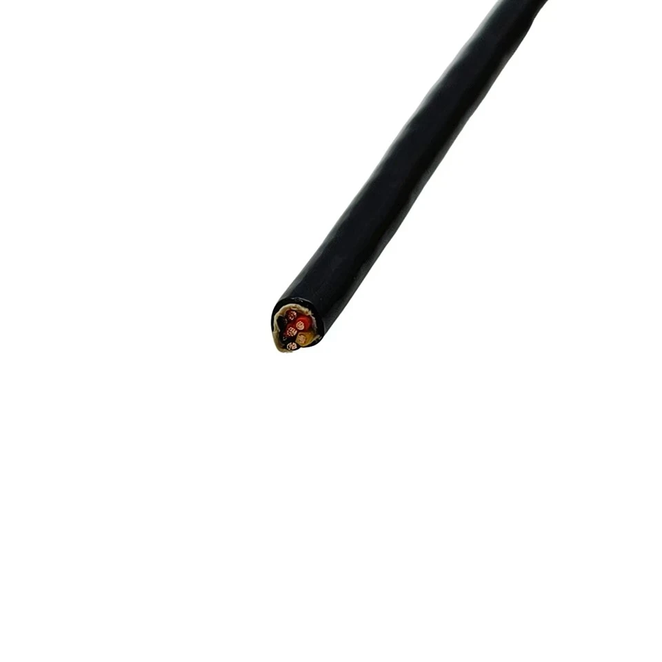 PDK41302-7*0.5 UAV Tethering Cable – 7-Core 0.5mm² Tinned Copper, FEP Insulation & Jacket, LCP Braid, 200KG Tensile, 70g/m, For Drone & Aerostat Systems