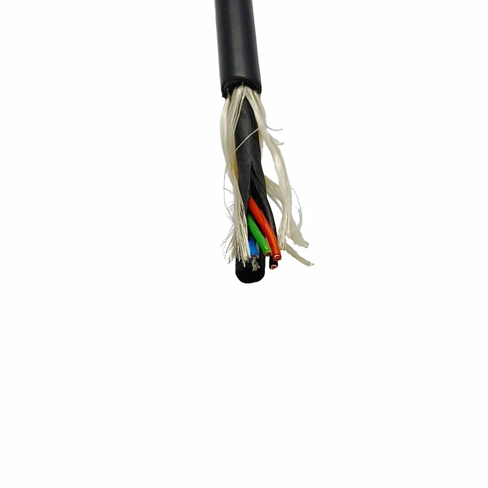 PDK61300-4*0.5 Inclinometer Cable – 4-Core 0.5mm² Bare Copper, PE Insulation, LCP Braid, TPU Jacket, For Borehole & Geotechnical Monitoring suppliers