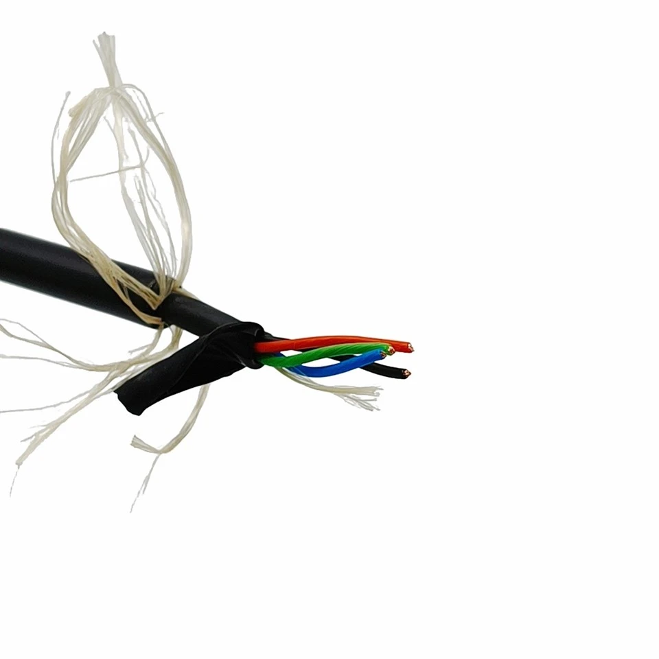 PDK61300-4*0.5 Inclinometer Cable – 4-Core 0.5mm² Bare Copper, PE Insulation, LCP Braid, TPU Jacket, For Borehole & Geotechnical Monitoring best