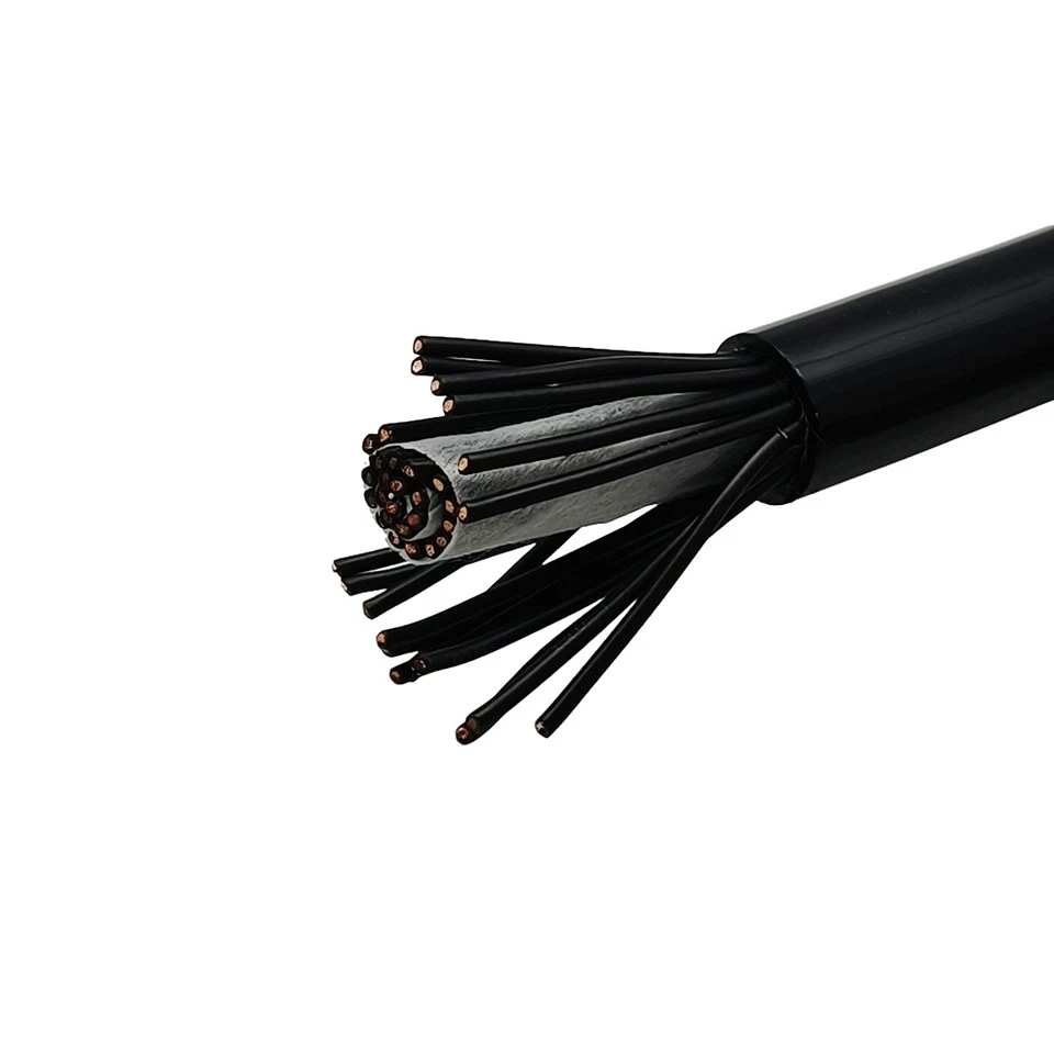 PDK71902-40*1.0 TPU Multicore Control Cable – 40-Core 1.0mm² Bare Copper, PVC Insulation, TPU Jacket, 300V/500V, For Industrial Automation & Control Panels factory