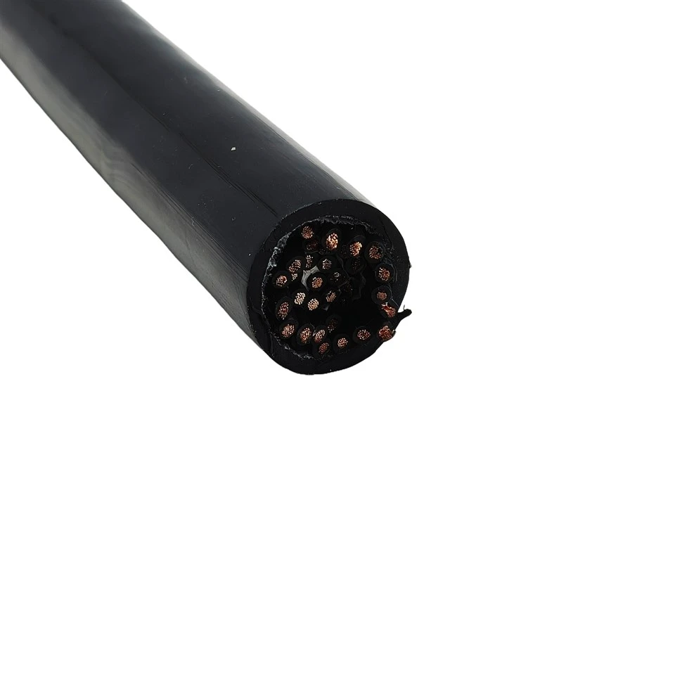 PDK71902-40*1.0 TPU Multicore Control Cable – 40-Core 1.0mm² Bare Copper, PVC Insulation, TPU Jacket, 300V/500V, For Industrial Automation & Control Panels