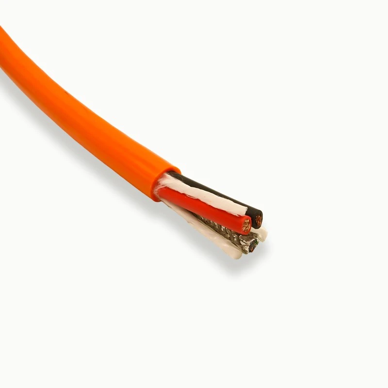 PDK71902 Hybrid Robot Cable 2x6-Conductor Low Voltage 300/500V Power/Control + CAT6 Shielded Data Pair PUR Jacket Industrial high quality