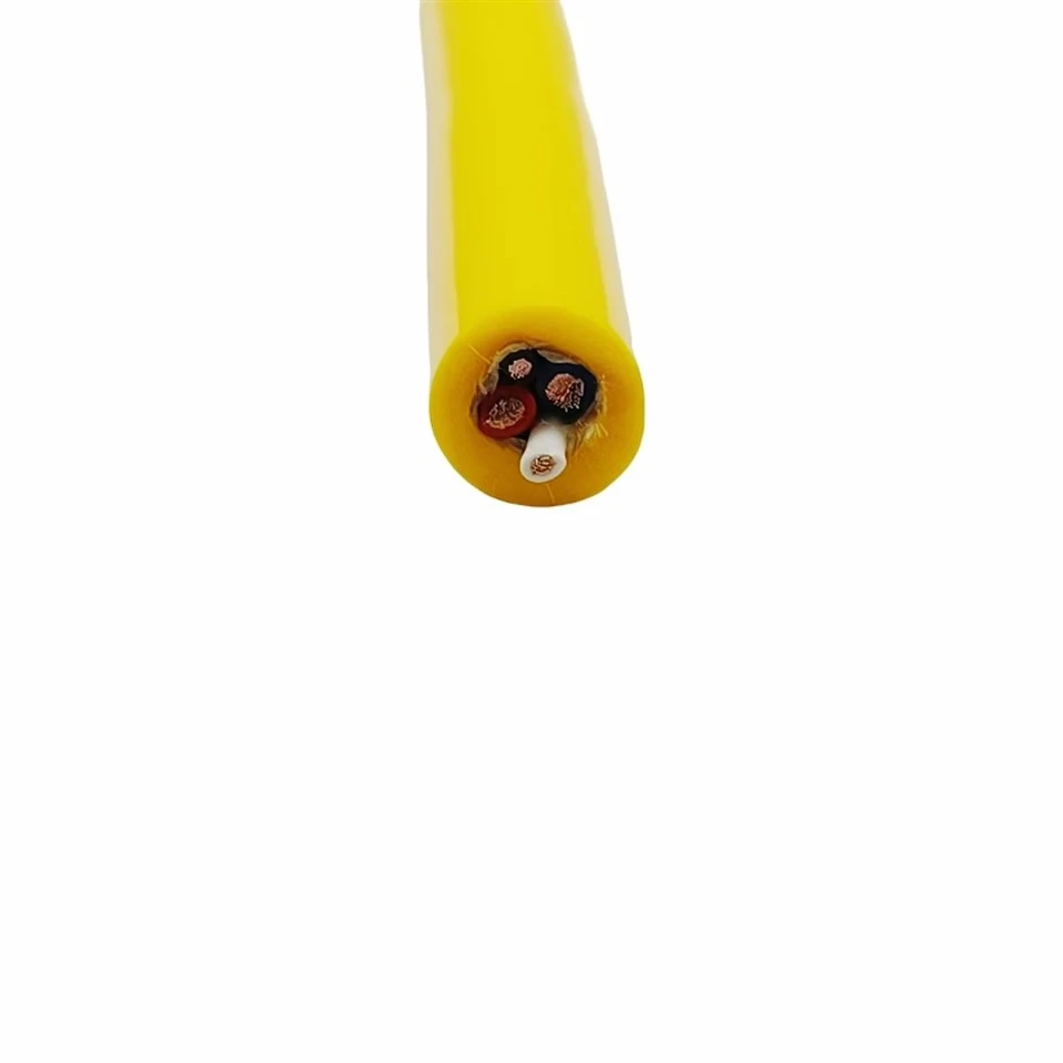 PDK81601-2*16AWG+2*20AWG Single-Sheath Buoyancy Cable – Hybrid Power/Control, Bare Copper, PE Insulation, LCP Braid, TPU Jacket, For ROVs & Subsea Floats suppliers