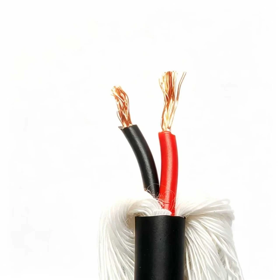 Robust High Voltage Power Cable 2*1.5mm² Bare Copper Strand PVC Insulation Black NBR Outer Jacket For Industrial Equipment suppliers