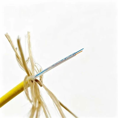 Buoyancy Floating Cable 2 Core Single Mode Optical Fiber Tensile 200KG Braided Shield Foamed TPU Jacket For Marine Engineering