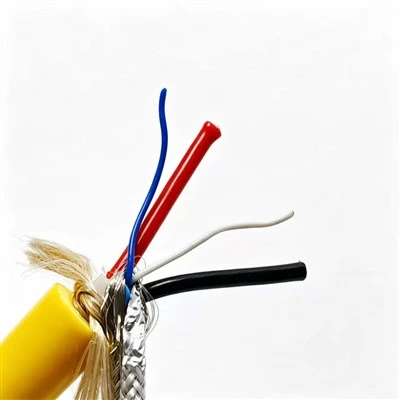 Custom 2*12AWG+1*2*26AWG Floating Cable Tinned Copper Double Jacket 100KG Tensile For ROV Underwater Robot Subsea Equipment