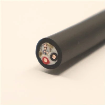 Custom Flexible Power Control Cable 4x14AWG Bare Copper Cores PVC Insulation NBR Oil Fuel Grease Resistant Outer Sheath