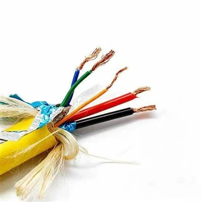 Customized 5 Core ROV Tether Cable Double TPU Sheath Bare Copper PE Insulation 400kg Tensile Strength for Underwater Robot
