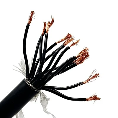 Customized Flexible Copper Wire Control Cable With PVC Insulation And NBR Sheath With Shielding And Oil Resistance For Sensors