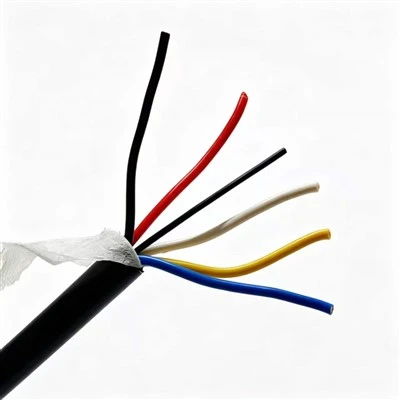 Durable 5*18AWG Waterproof Multi Core Power Cable Bare Copper PVC Insulation TPU Jacket For Marine Equipment