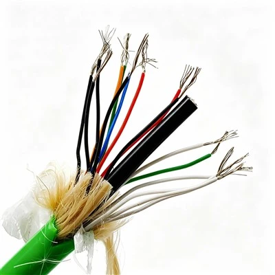 Durable Submersible Cable 16*24AWG+Coax TPU Jacket Tinned Copper Braided Shield For Marine Engineering