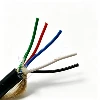 Flexible Double-layer TPU Cable 5*1mm ² Bare Copper Conductor TPEE Insulated LCP Tensile Braided For Underwater ROV Power Cable