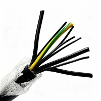 Flexible TRVV Drag Chain Cable 3*2.5mm²+1*1mm² Stranded Bare Copper PVC Insulated NBR Sheath For Machine Tool