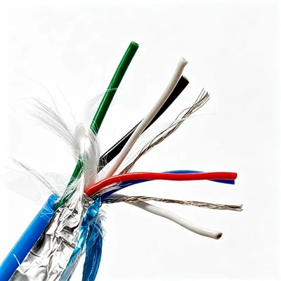 Robust 2*1.0+2*2*0.2+D+D Underwater Cable Tinned Copper PE XLPE Insulation TPU Jacket Al Foil Shield For Water Level Sensor