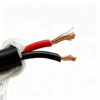 Robust High Voltage Power Cable 2*1.5mm² Bare Copper Strand PVC Insulation Black NBR Outer Jacket For Industrial Equipment