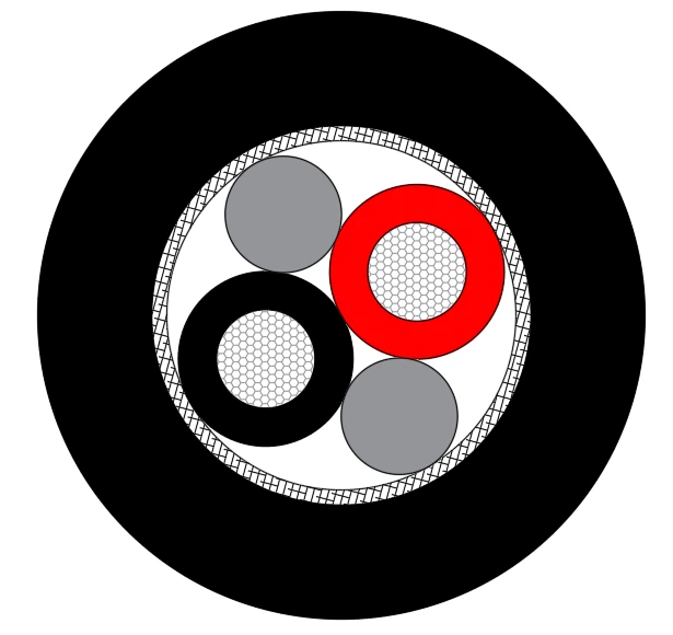 Tin-coated Wire Weaving 2Core 1.0 Underwater Power Cable price